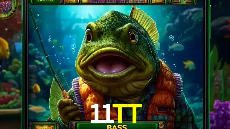 Personagem de peixe pescador do popular jogo de slot com tema de pescaria, uma das emocionantes opções de caça-níqueis para jogar e ganhar no cassino 11TT.